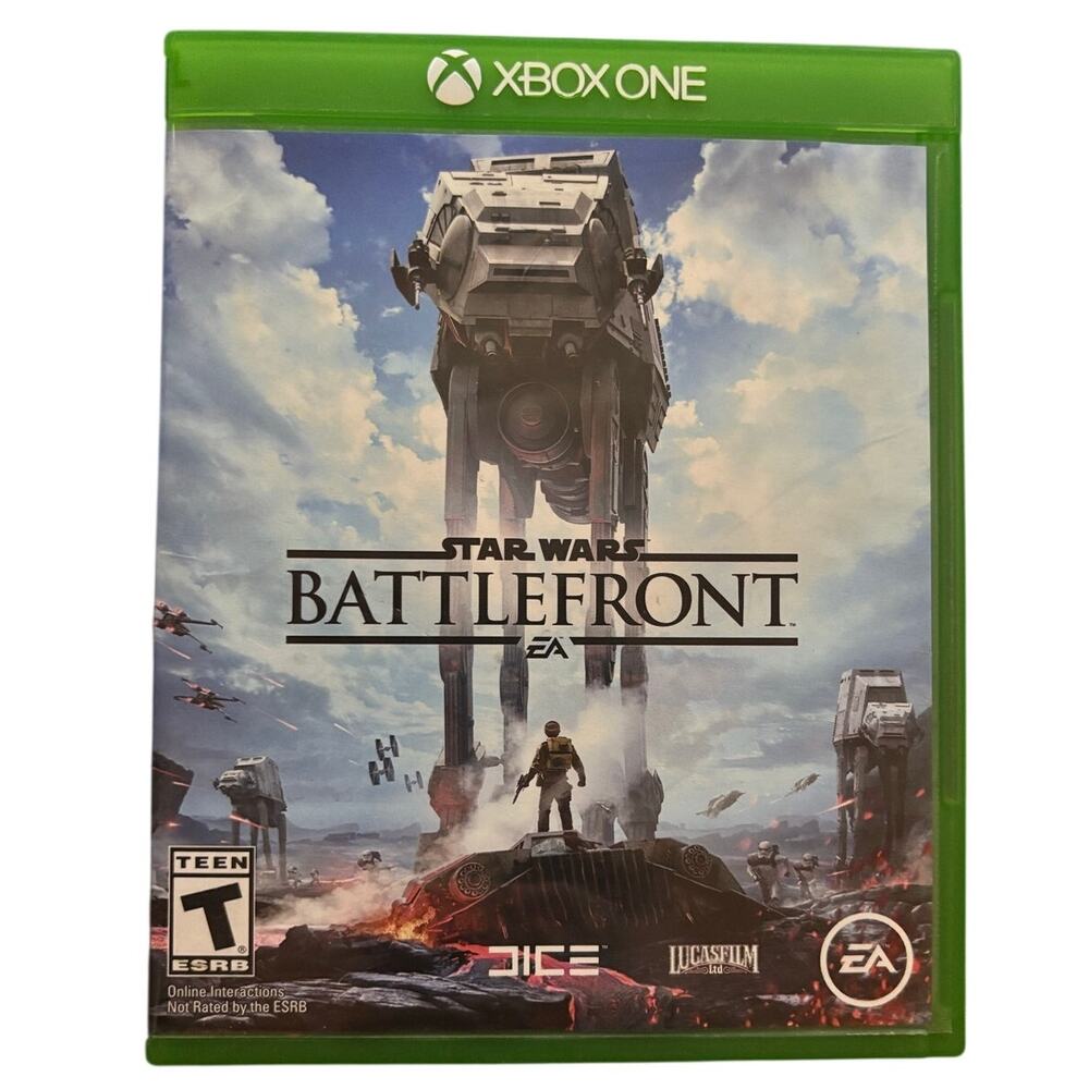 Xbox One Star Wars Battle Front Video Game (Tested)